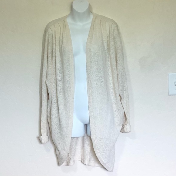 american apparel boucle shawl cardigan
